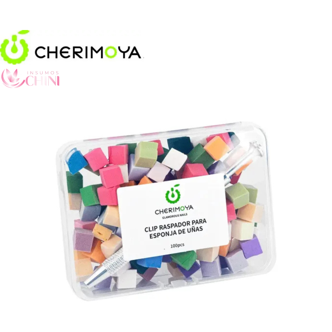 PACK 100 ESPONJAS PARA DEGRADE + PINZA