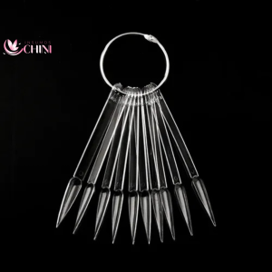 MUESTRARIO ABANICO STILETTO 50PCS CHERIMOYA