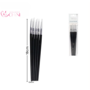 SET 5 PINCELES SILICONA PARA 3D