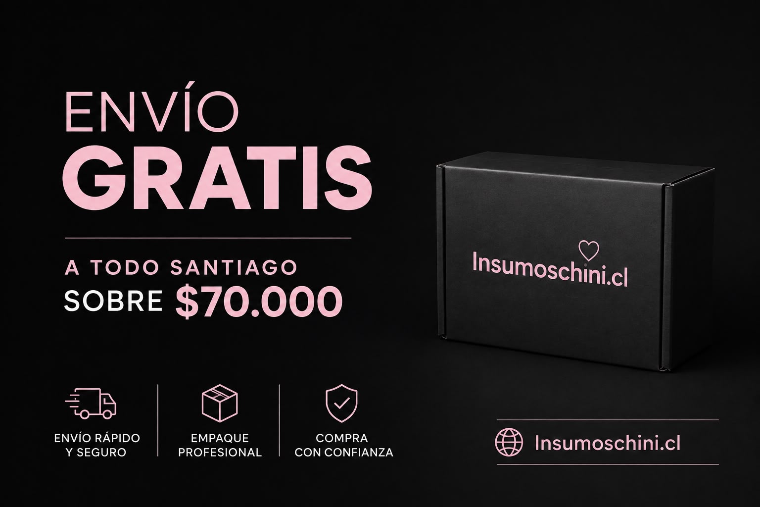 Envio gratis a todo Santiago sobre 70000 - Insumoschini