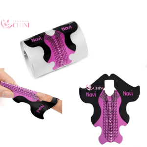 Molde Stiletto Con Corte Morado Navi 300u Para Uñas