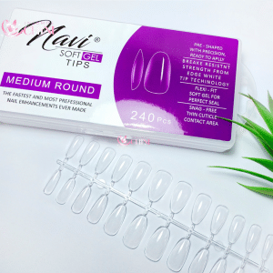 TIPS SOFT GEL MEDIUM ROUND NAVI 240UNID