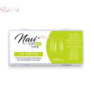 UÑAS SOFT GEL XS COFFIN (NAVI)