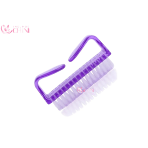 ESCOBILLA PARA UÑAS MORADA