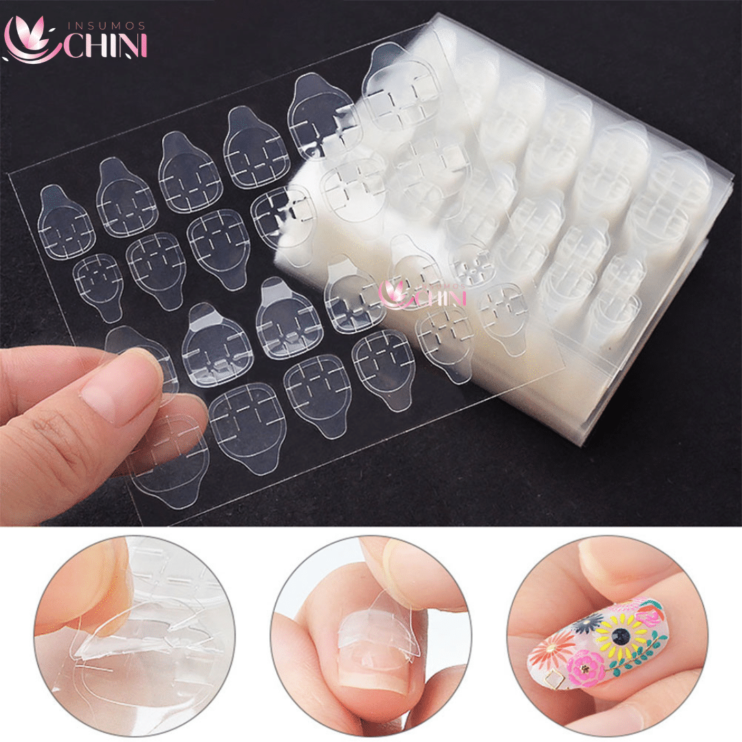 STICKER PARA UÑAS POSTIZAS 24PCS