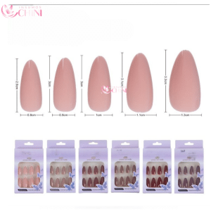 Uñas postizas almendras 24pcs