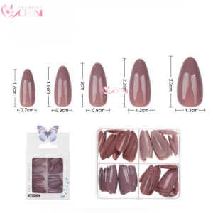 Uñas postizas almendra 96pcs