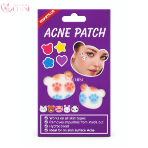 Parches anti acne forma de patitas