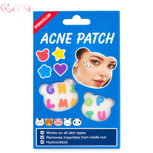 Parches anti acné letras