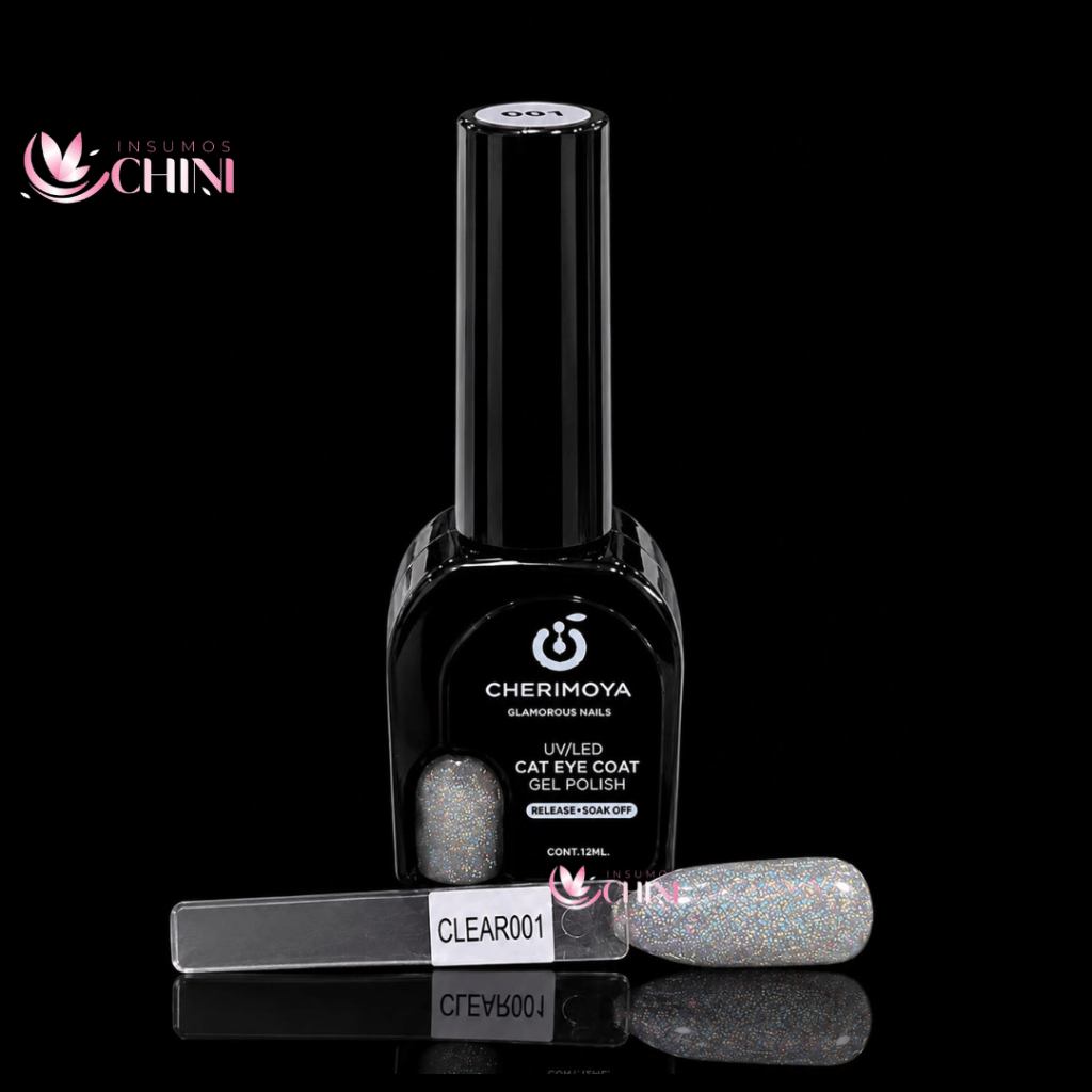 OJO DE GATO GLITTER CLEAR 001 CHERIMOYA